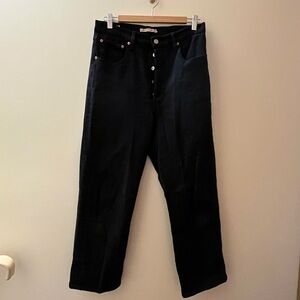 Levi's Women's Ribcage High Rise Jeans - Black